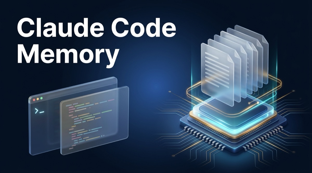 Claude Code memory: a CLAUDE.md file feeding standing instructions to the agent across project and user levels