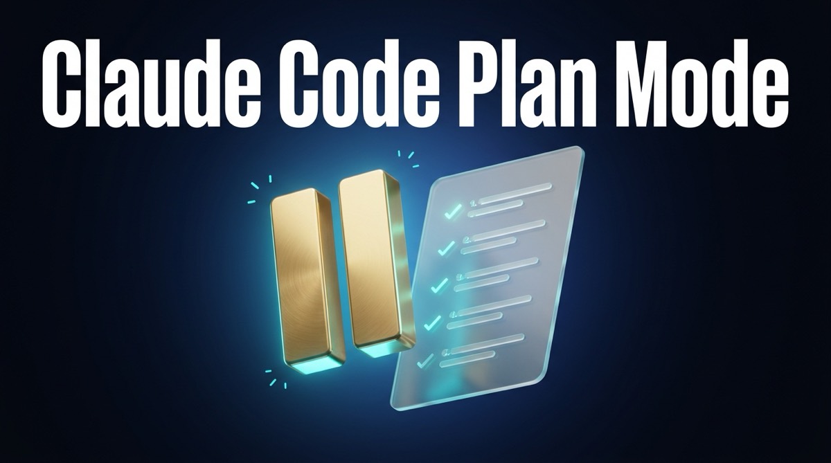 Claude Code plan mode — a paused agent drafting a written plan before any file gets edited